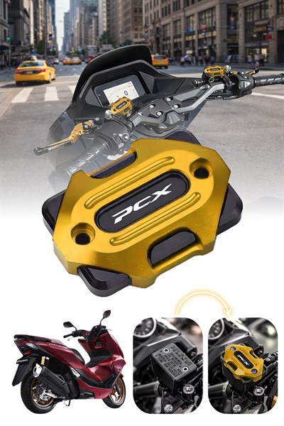 Honda Pcx Uyumlu Hidrolik Kapağı 2020-2026 Cnc Gold