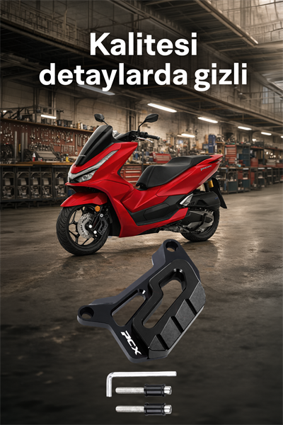 Honda Pcx Uyumlu Kaliper Koruyucu 2021-2026 Cnc Siyah