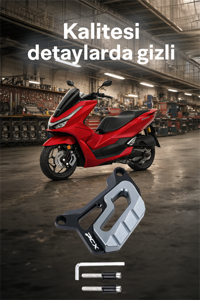 Honda Pcx Uyumlu Kaliper Koruyucu 2021-2026 Cnc Titanyum