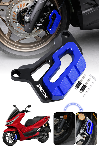 Honda Pcx Uyumlu Kaliper Koruyucu 2021-2026 Cnc Mavi