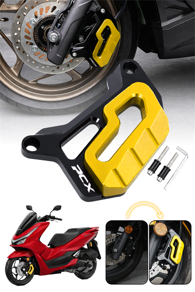 Honda Pcx Uyumlu Kaliper Koruyucu 2021-2026 Cnc Gold