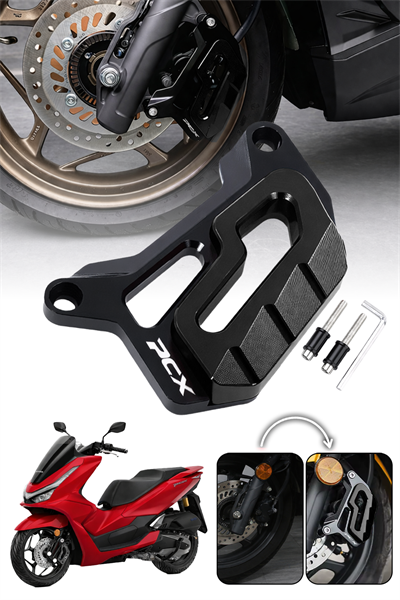 Honda Pcx Uyumlu Kaliper Koruyucu 2021-2026 Cnc Siyah