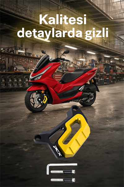 Honda Pcx Uyumlu Kaliper Koruyucu 2021-2026 Cnc Gold