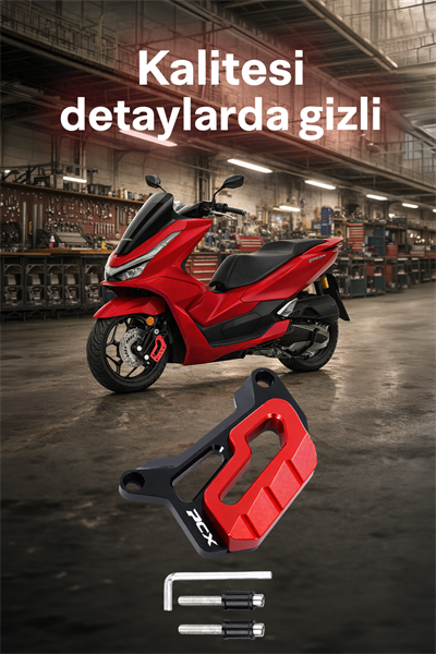 Honda Pcx Uyumlu Kaliper Koruyucu 2021-2026 Cnc Kırmızı