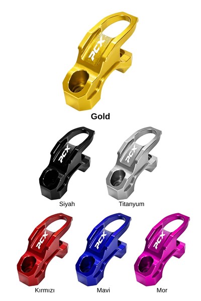 Honda Pcx Uyumlu Kask Askı Aparatı 2021-2026 Cnc Gold