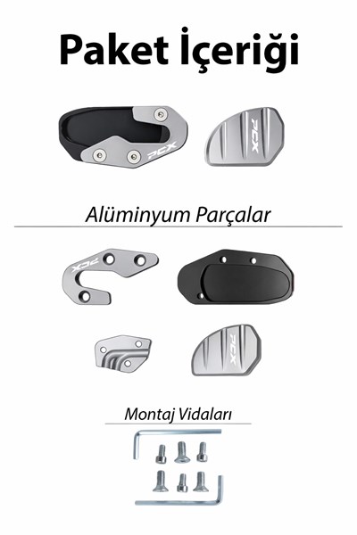 Honda Pcx Uyumlu Kaz Ayağı Koruyucu Seti 2021-2026 Cnc Titanyum