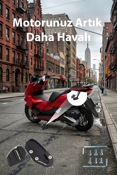 Honda Pcx Uyumlu Kaz Ayağı Koruyucu Seti 2021-2026 Cnc Siyah