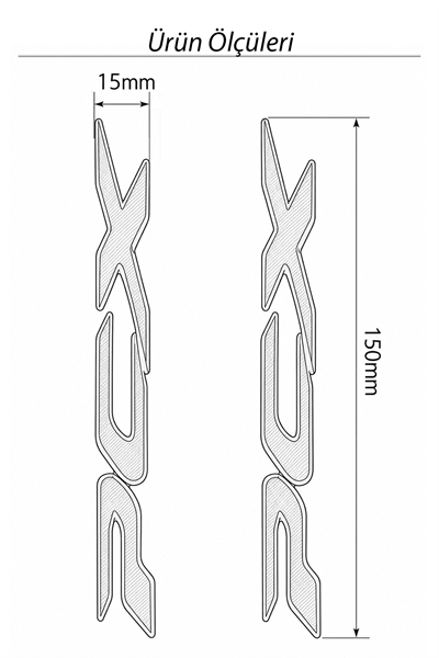Honda Pcx Uyumlu Logo Sticker 2021-2026 Yeşil