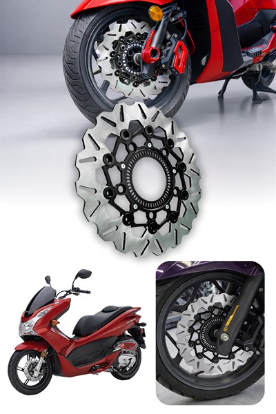 Honda Pcx Uyumlu Ön Disk 2021-2026 Cnc Siyah