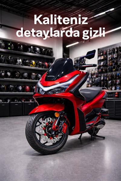 Honda Pcx Uyumlu Ön Disk 2021-2026 Cnc Kırmızı