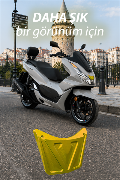 Honda Pcx Uyumlu Ön V Aksesuar 2021-2024 Cnc Gold