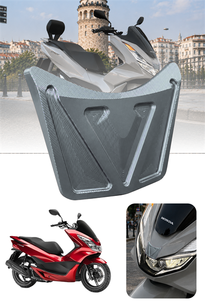 Honda Pcx Uyumlu Ön V Aksesuar 2021-2024 Cnc Titanyum