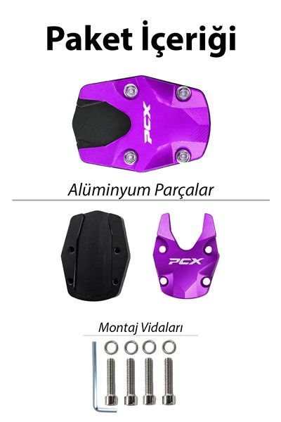 Honda Pcx Uyumlu Orta Ayak Koruyucu 2021-2026 Cnc Mor
