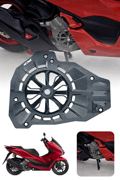 Honda Pcx Uyumlu Pervaneli Radyatör Koruması 2021-2026 Cnc Titanyum