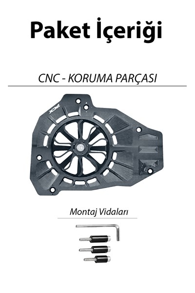 Honda Pcx Uyumlu Pervaneli Radyatör Koruması 2021-2026 Cnc Titanyum