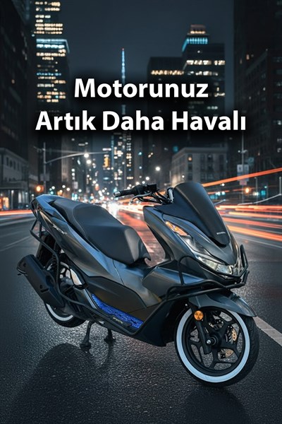 Honda Pcx Uyumlu Premium Basamak Seti 2021-2024 Cnc Mavi