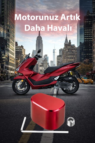 Honda Pcx Uyumlu Sinyal Switch 2020-2026 Cnc Kırmızı