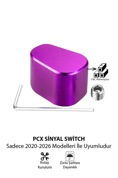 Honda Pcx Uyumlu Sinyal Switch 2020-2026 Cnc Mor