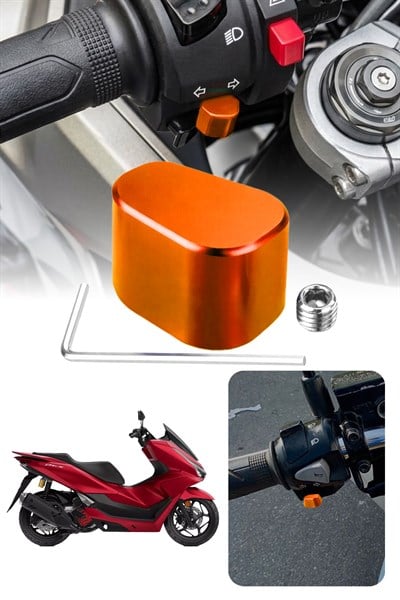 Honda Pcx Uyumlu Sinyal Switch 2020-2026 Cnc Turuncu