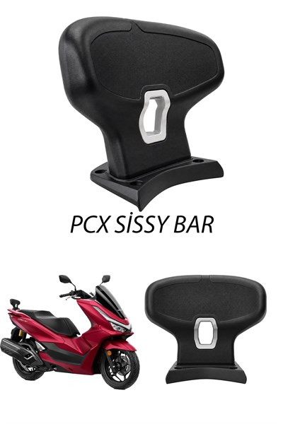 Honda Pcx Uyumlu Sisy Bar Sırt Dayama 2021-2026 Siyah