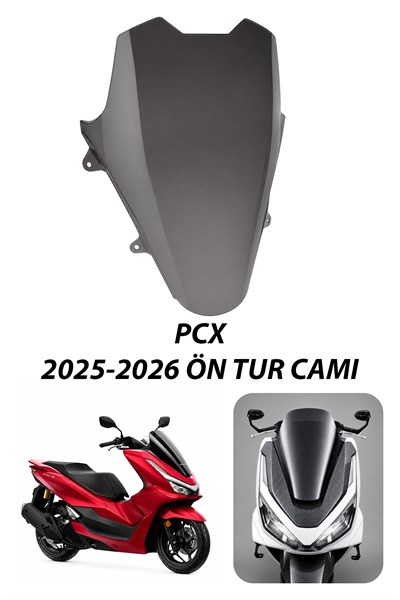 Honda Pcx Uyumlu Spor Tur Camı Füme