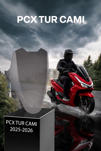 Honda Pcx Uyumlu Spor Tur Camı Füme
