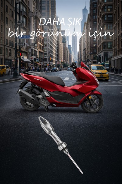 Honda Pcx Uyumlu Yağ Çubuğu 2020-2026 Cnc Titanyum