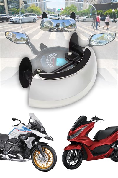 Universal 180° Motosiklet Dikiz Aynası | Geniş Görüş Aynası