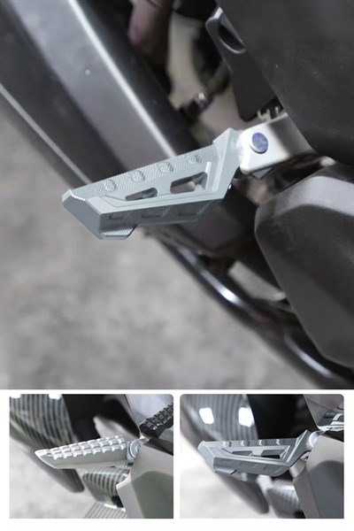 Universal Motosiklet Artçı Ayak 130mm Cnc Titanyum