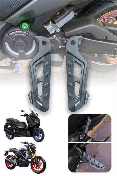 Universal Motosiklet Artçı Ayak 130mm Cnc Titanyum