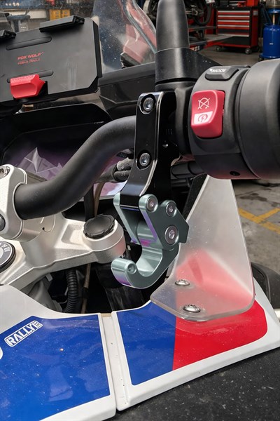 Universal Motosiklet Askı Aparatı Ayak 115mm Cnc Titanyum