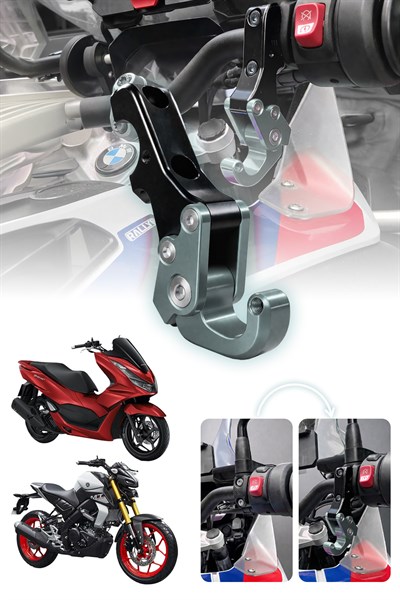 Universal Motosiklet Askı Aparatı Ayak 115mm Cnc Titanyum