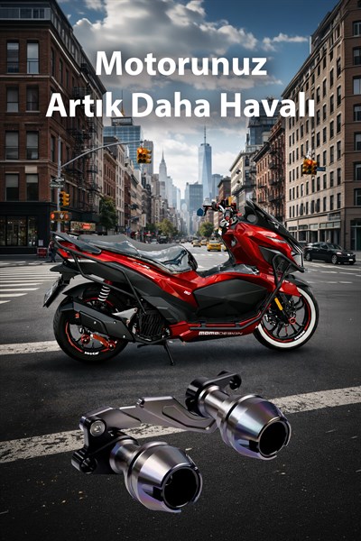 Universal Motosiklet Egzoz Koruma Takozu Cnc Titanyum