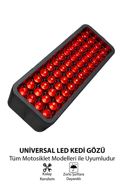 Universal Motosiklet Led Kedi Gözü 44 Ledli