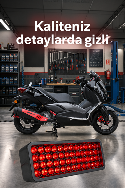 Universal Motosiklet Led Kedi Gözü 44 Ledli