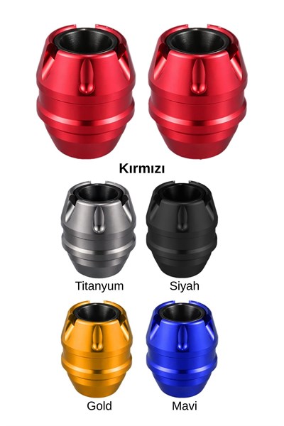 Universal Motosiklet Mil Koruma Takozu Cnc Kırmızı