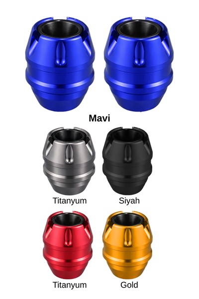 Universal Motosiklet Mil Koruma Takozu Cnc Mavi