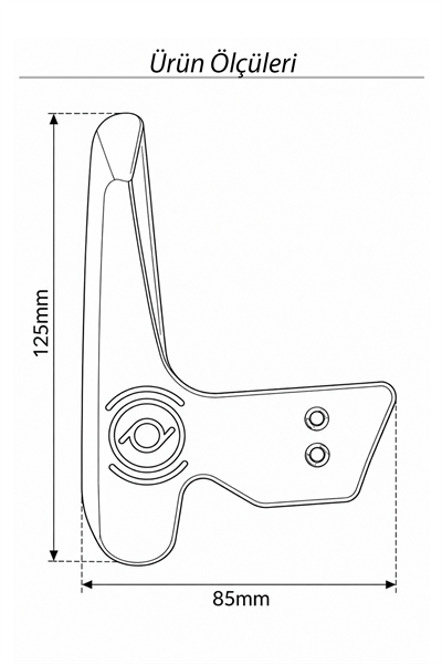 Vespa GTS / GTV / Sprint Modelleri İle Uyumlu Artçı Tutamaç Cnc Siyah