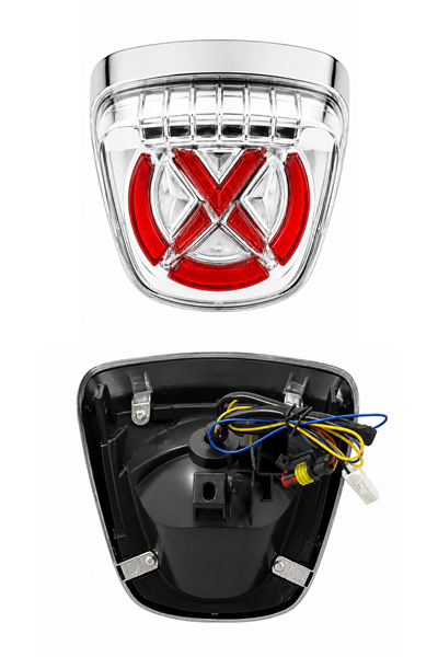 Vespa Primavera Led Stop Lambası Gümüş Kasa