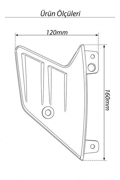Vespa Uyumlu Amortisör Koruma Kapağı GTS Cnc Siyah
