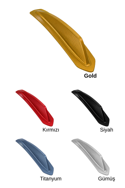 Vespa Uyumlu Çamurluk Rüzgarlığıt Primavera Cnc Gold