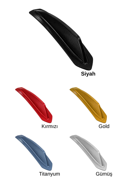 Vespa Uyumlu Çamurluk Rüzgarlığıt Primavera Cnc Siyah