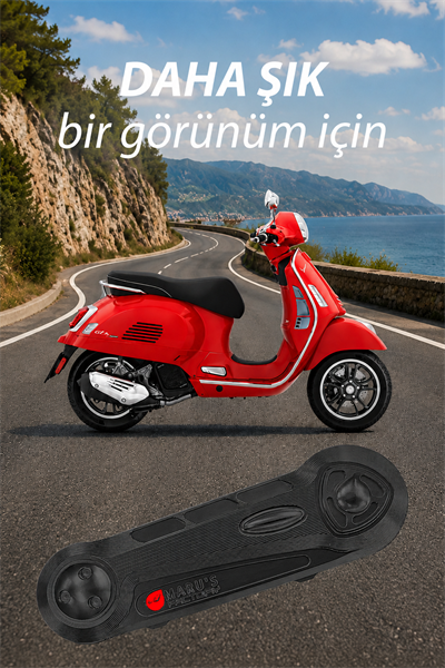 Vespa Uyumlu Frem Koruma Kapağı GTS 300 Sprint 150 Primavera 150 Cnc Siyah