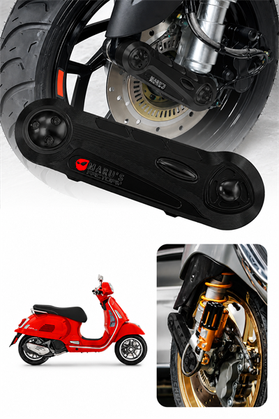 Vespa Uyumlu Frem Koruma Kapağı GTS 300 Sprint 150 Primavera 150 Cnc Siyah