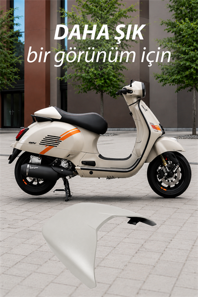 Vespa Uyumlu Mono Sele Kapak GTS ve GTV Bej