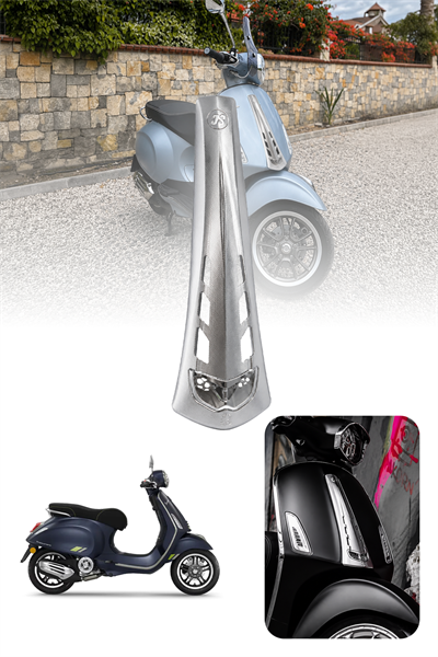 Vespa Uyumlu Ön Kravat Primavera Cnc Gümüş