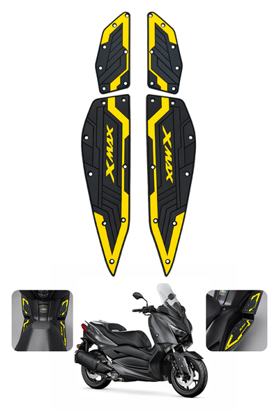 Yamaha Xmax Uyumlu Basamak Seti 2018-2026 Silikon Gold