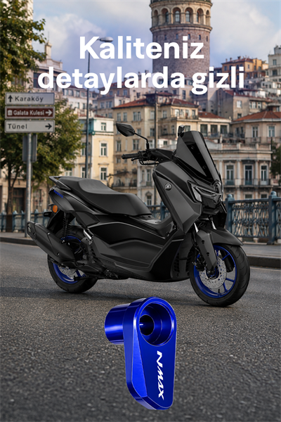 Yamaha Nmax Uyumlu Abs Sensör Koruma 2021-2026 Cnc Mavi