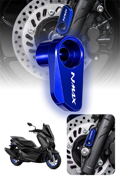 Yamaha Nmax Uyumlu Abs Sensör Koruma 2021-2026 Cnc Mavi