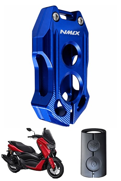 Yamaha Nmax Uyumlu Anahtar Kılıfı 2021-2026 Cnc Mavi